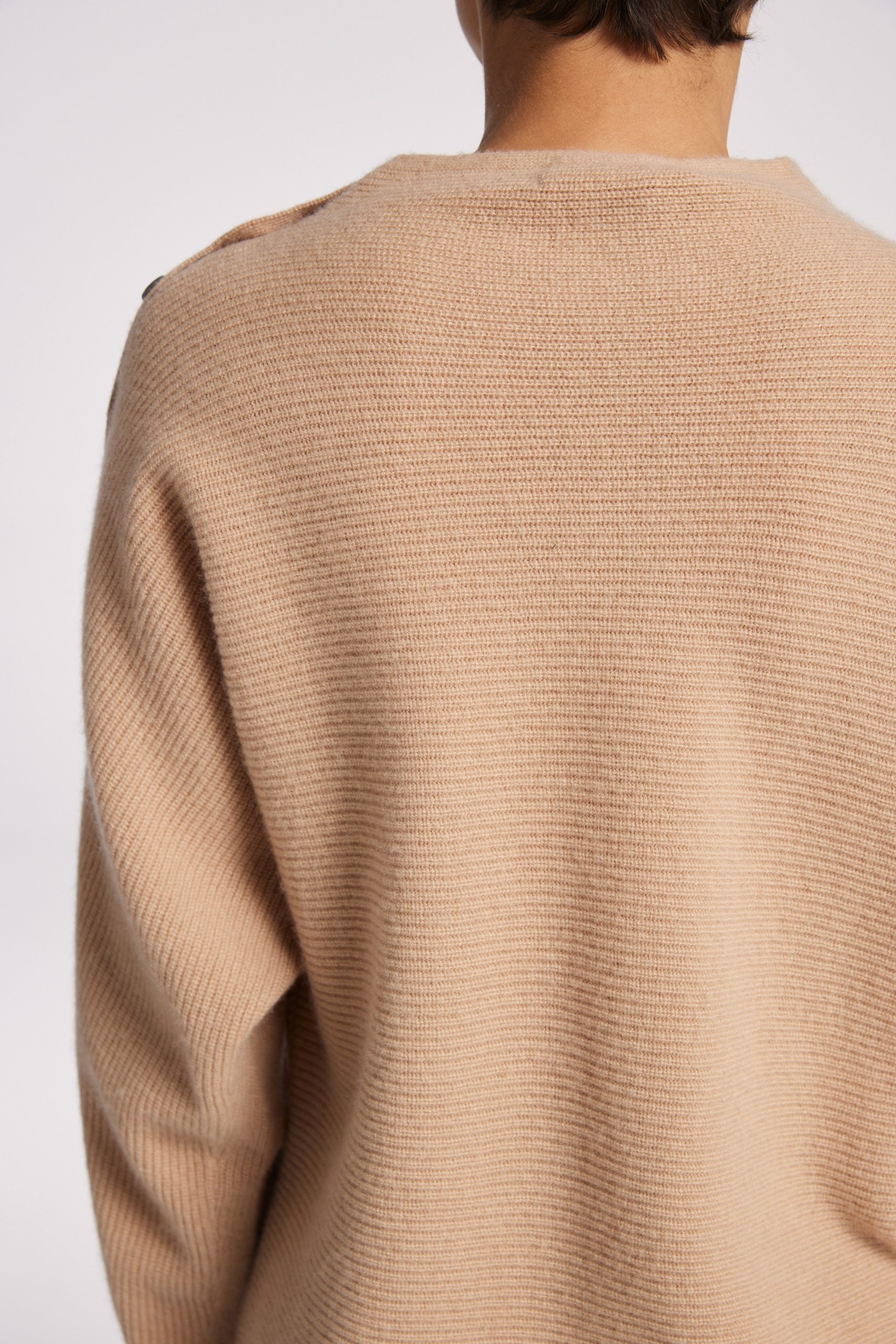 Buttoned-Sleeve Pure Yak Wool Sweater image 5