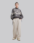 Pants with Decorative Stripes - Light Grey, S image