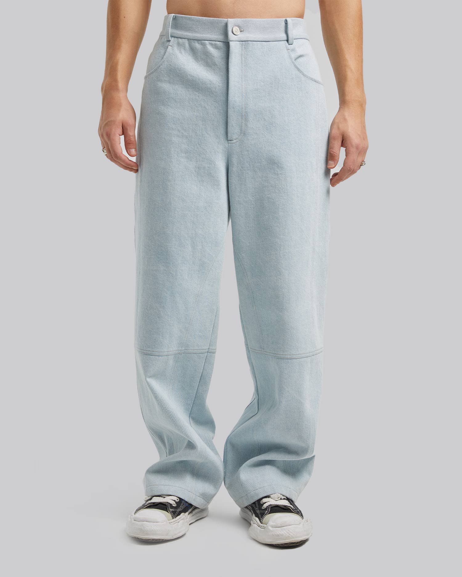 Loose-Fit Paneled Pants image 2