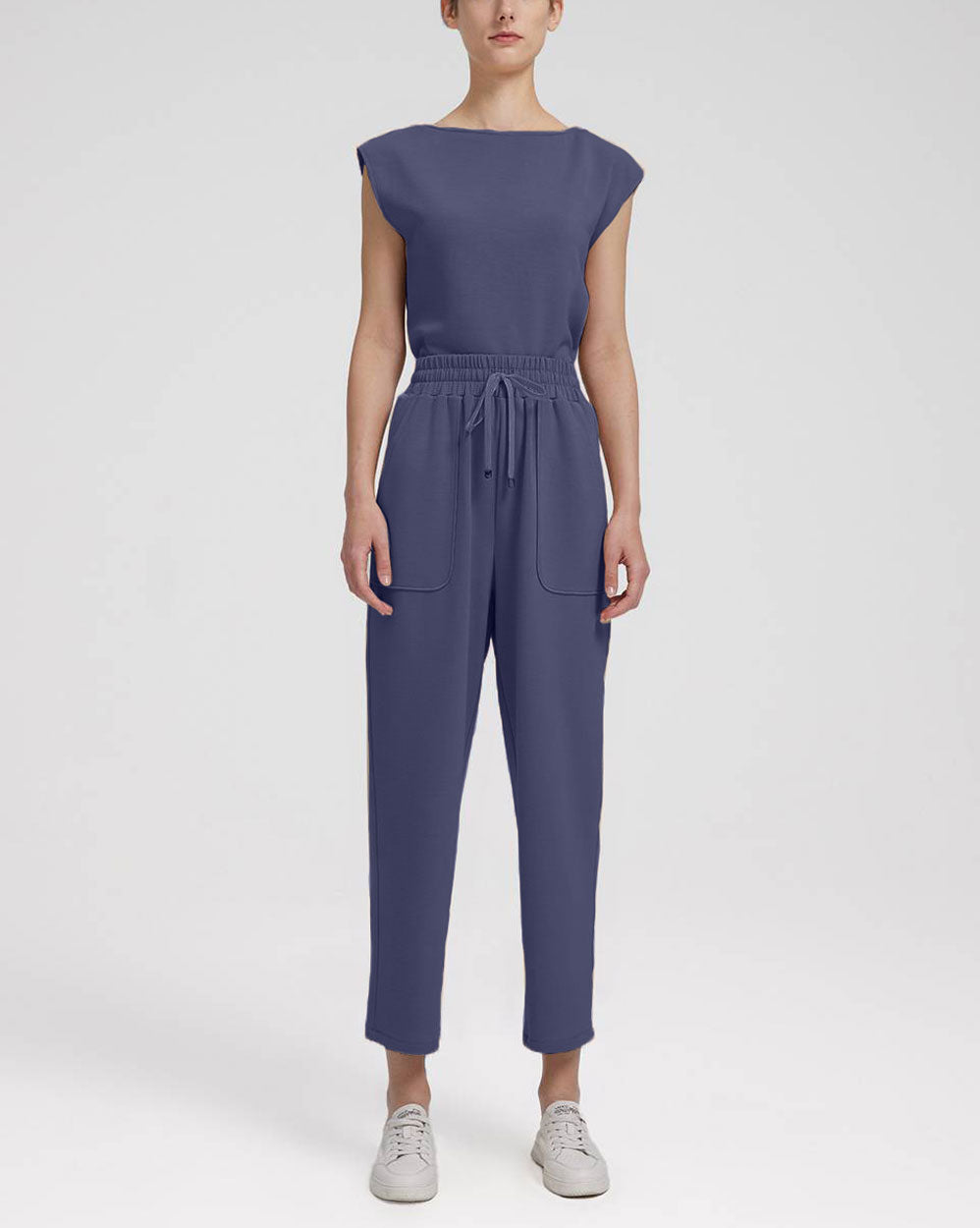 Techno Tapered Trousers - Yale Blue, M image
