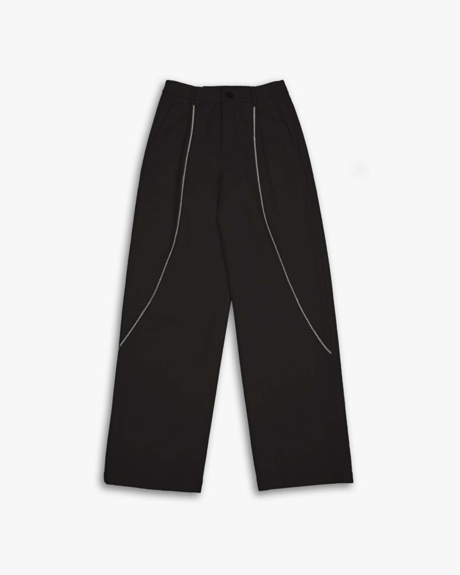 Black Wool Pants image 0