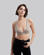 Knitted Bra - Beige, S image