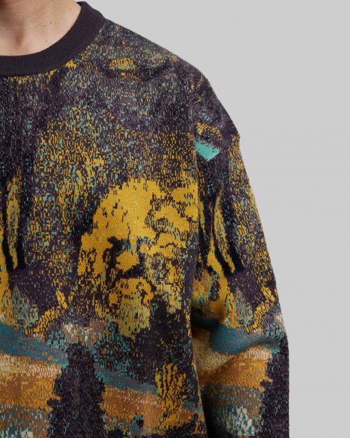 Multicolor Ribbed Sweater image 4