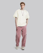 Faux Double-Layered T-Shirt - Beige, L image