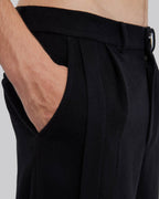 Straight-Fit Pleated Pants image 5