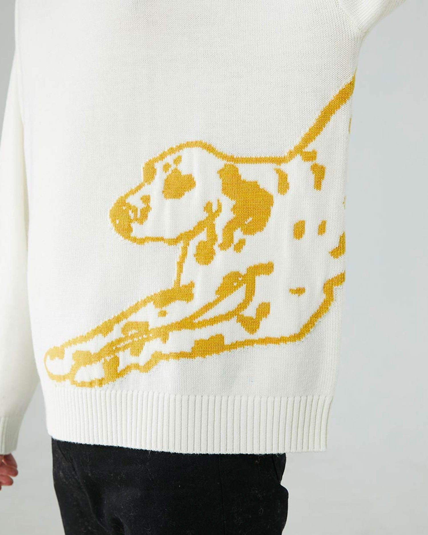Pure Wool Print Sweater image 4