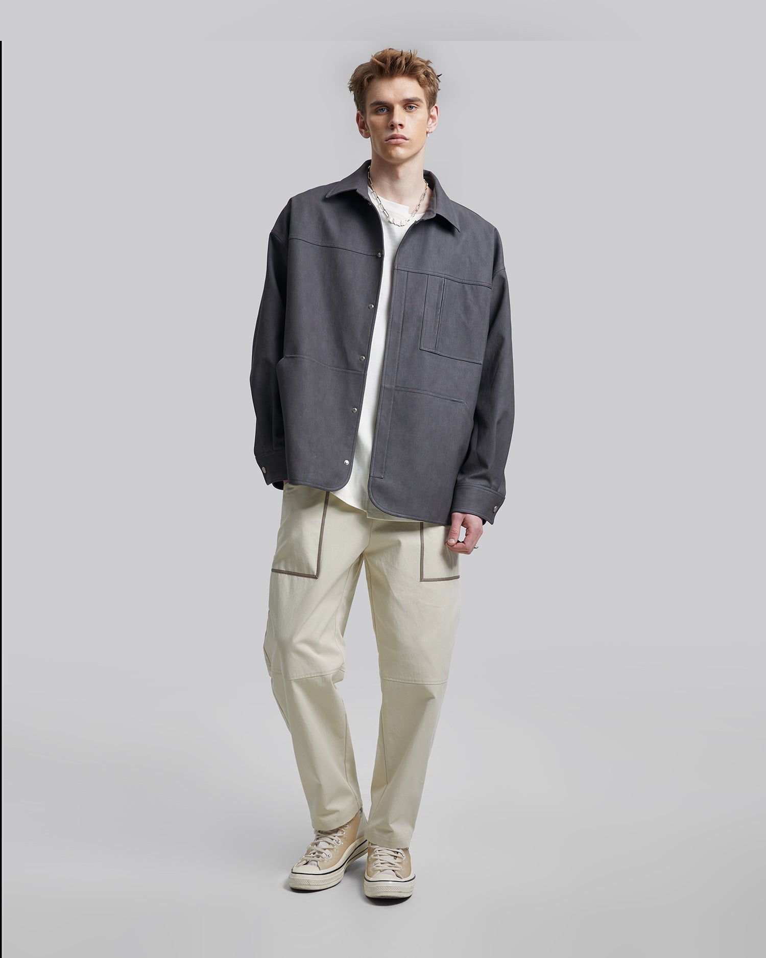Patch Pocket Cropped Pants image 2