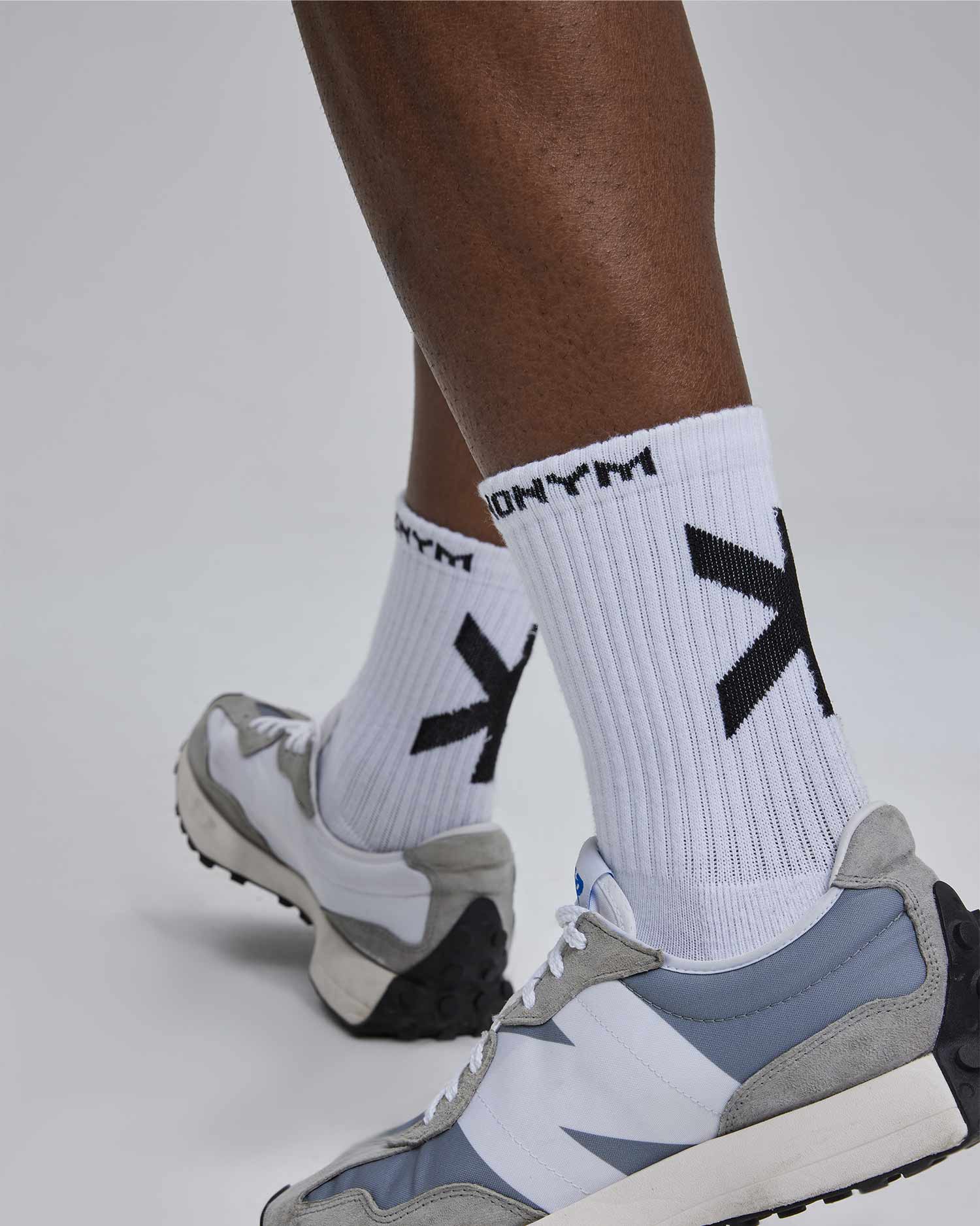 Packaged Logo Socks - White, OS image