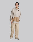 Half-Zipper Patched Sweatshirt image 2