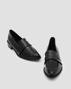 Pointed-Toe Penny Flat Shoes image 5