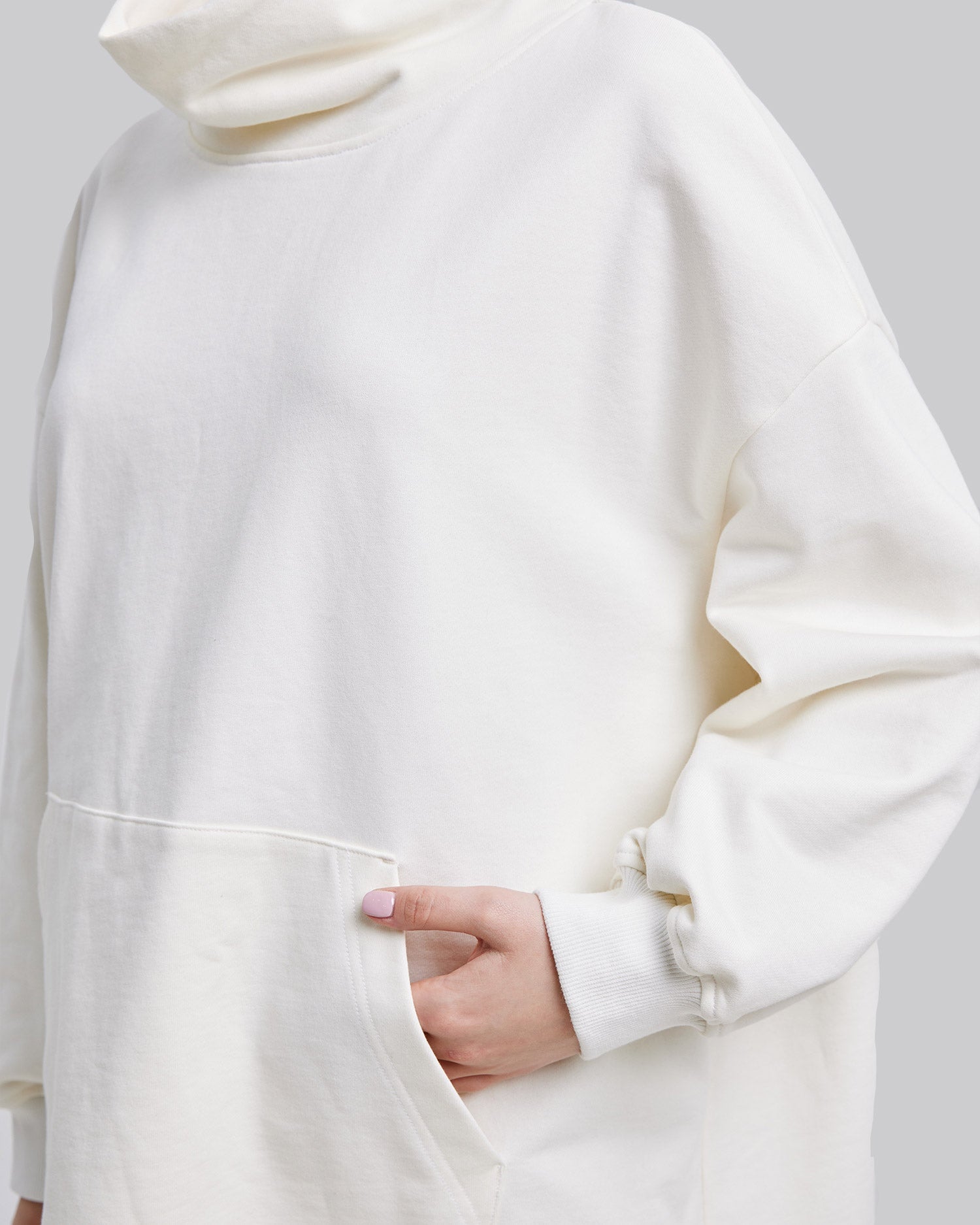 Plain Sweatshirt Dress image 5