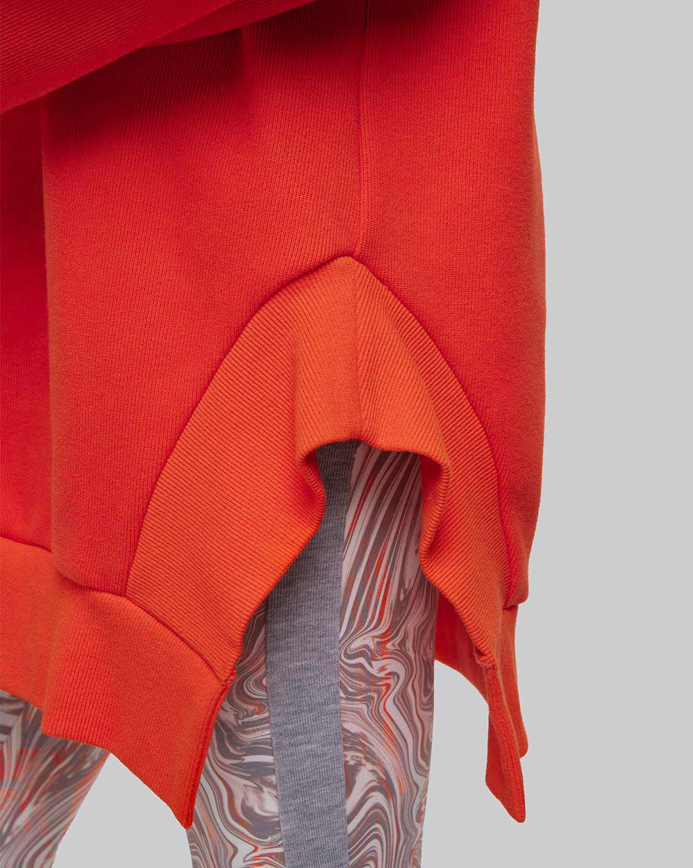 Irregular-Hem Long Hoodie image 4