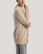Button Front Wool-Yak Cardigan image 2
