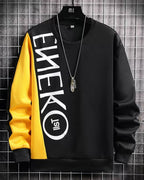 Misplaced Hem Crewneck Sweatshirt - Black, M image