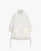Layered Pocket High Collar Puffer Jacket image 0