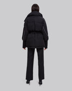 Reflective Large Collar Puffer Jacket image 4
