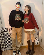 Tiger Print Crewneck Sweatshirt image 1