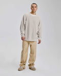 Knitted Crewneck Sweater - Cloud, S image