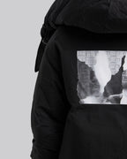 Graphic-Back Hooded Puffer Jacket image 5