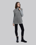 Simplistic Sweater Vest - Grey, S image
