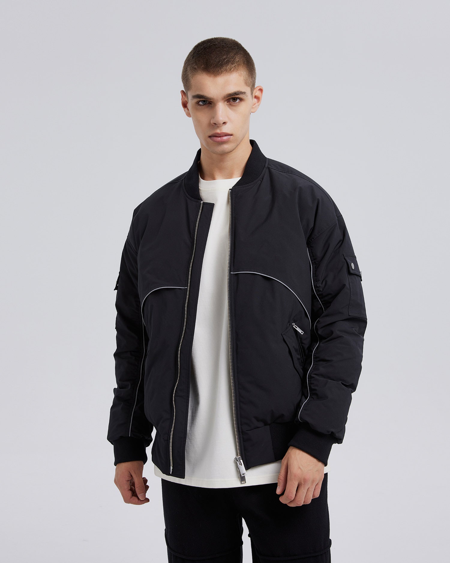 Down-Filled Bomber Jacket image 1