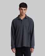 Plain Polo Shirt with Buttons image 1