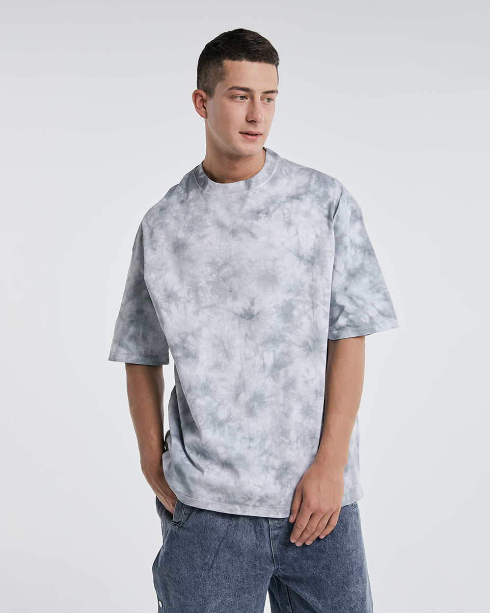 Oversized  Dyed  Pure Cotton T-shirt image 2