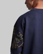 Sweatshirt With Animal &amp; Plant Graphics image 4
