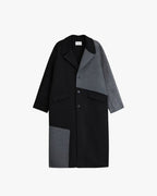 1 × Paneled Pure Wool Coat image 0