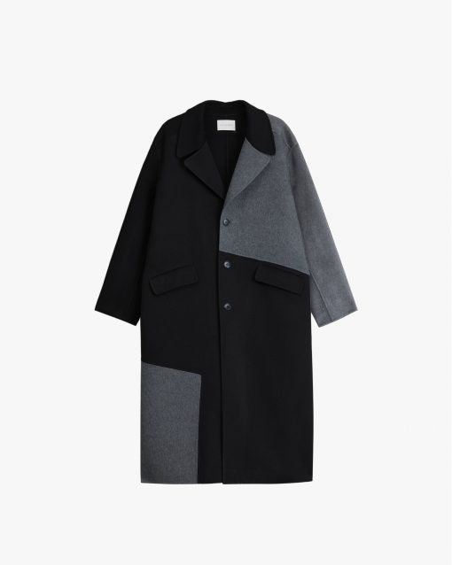 1 × Paneled Pure Wool Coat image 0