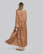 Pattern Print Relaxed Maxi Dress image 3