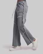 Sweatpants with Raw Seams image 2