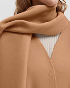 V Neck Maxi Length Wool Coat image 4