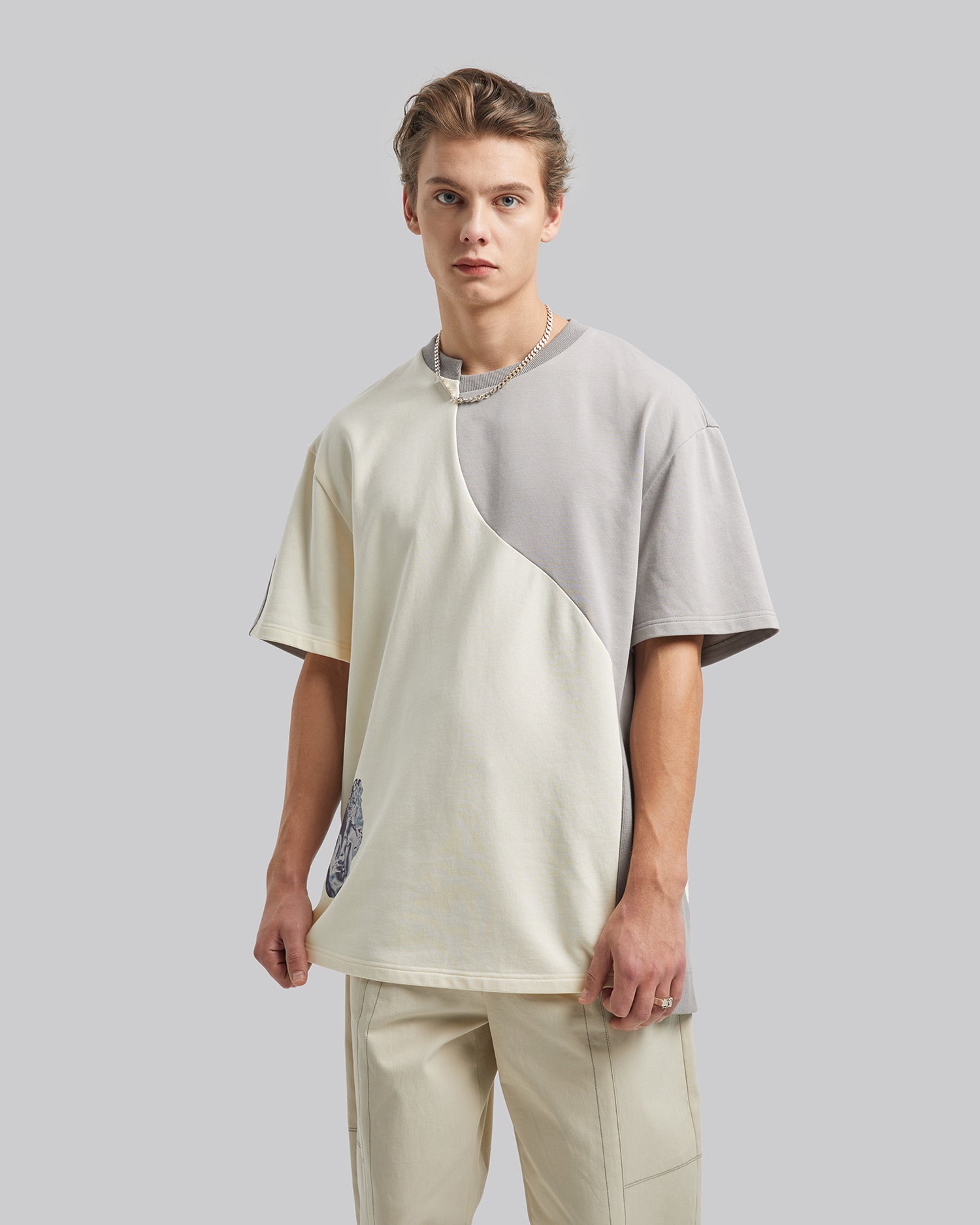 Asymmetric Graphic Tee image 1