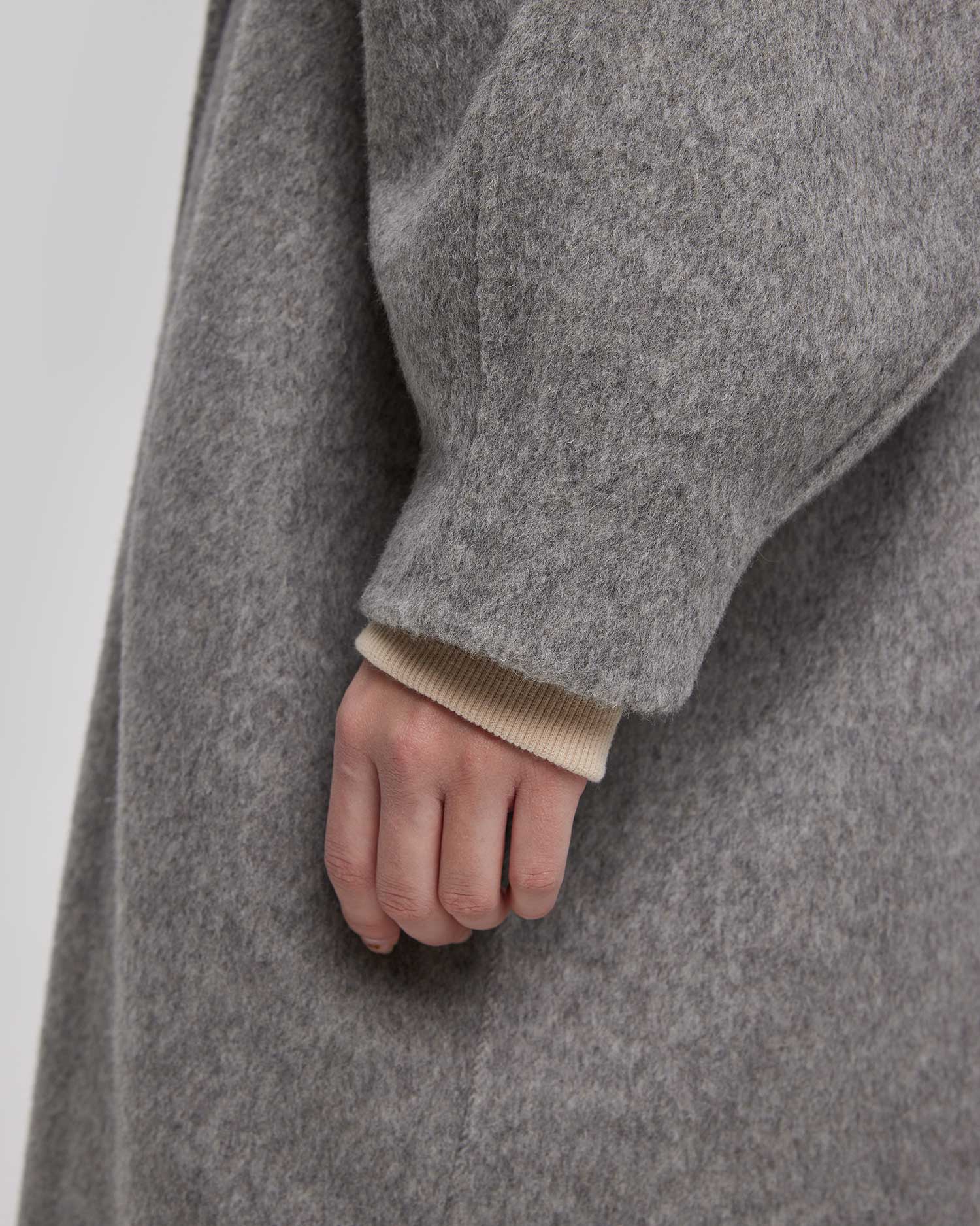 Oversized Camel Blend Coat image 5