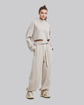 Deconstruct Cropped Sweatshirt - Light Grey, S image