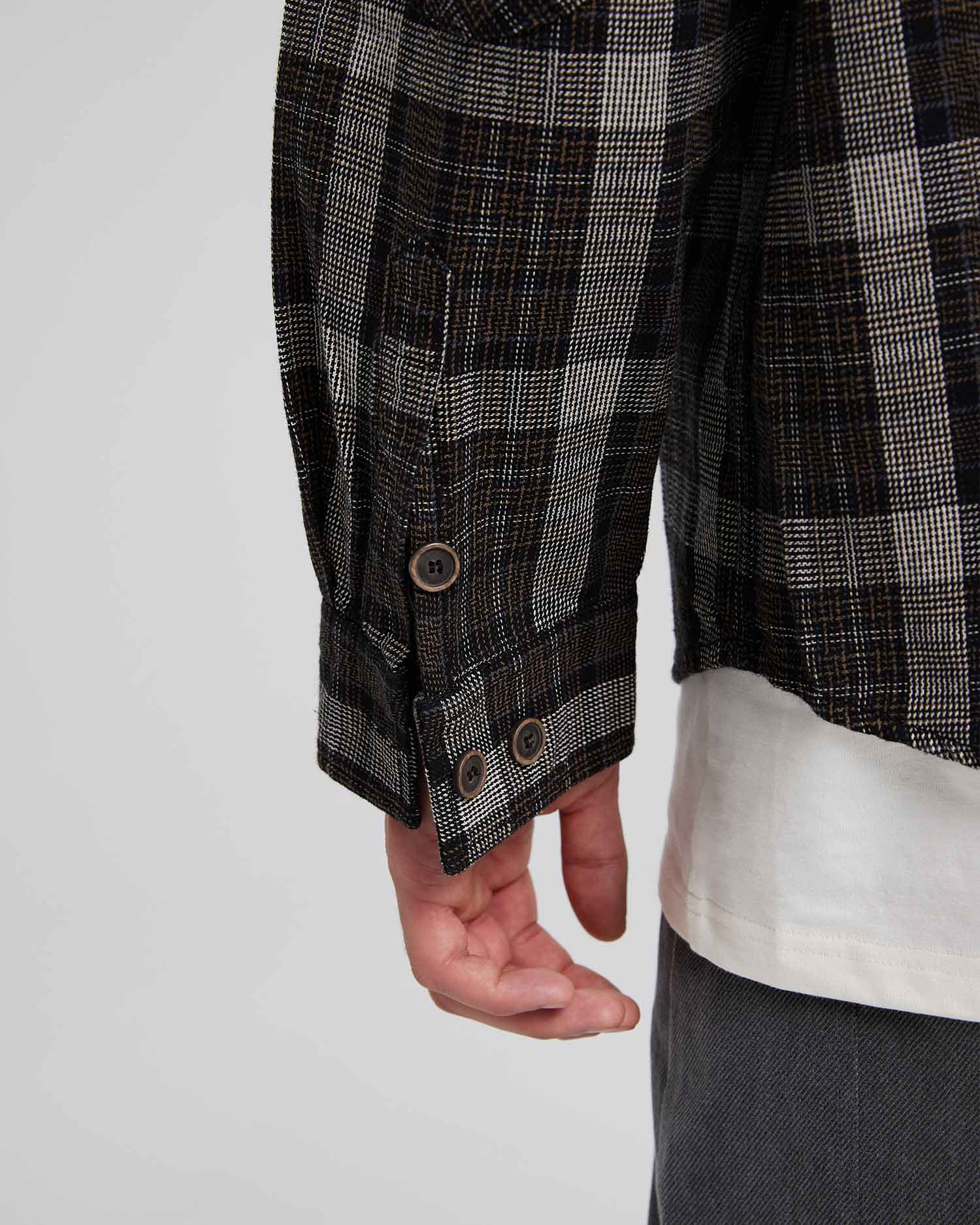 All-Cotton Checkered Shirt image 5