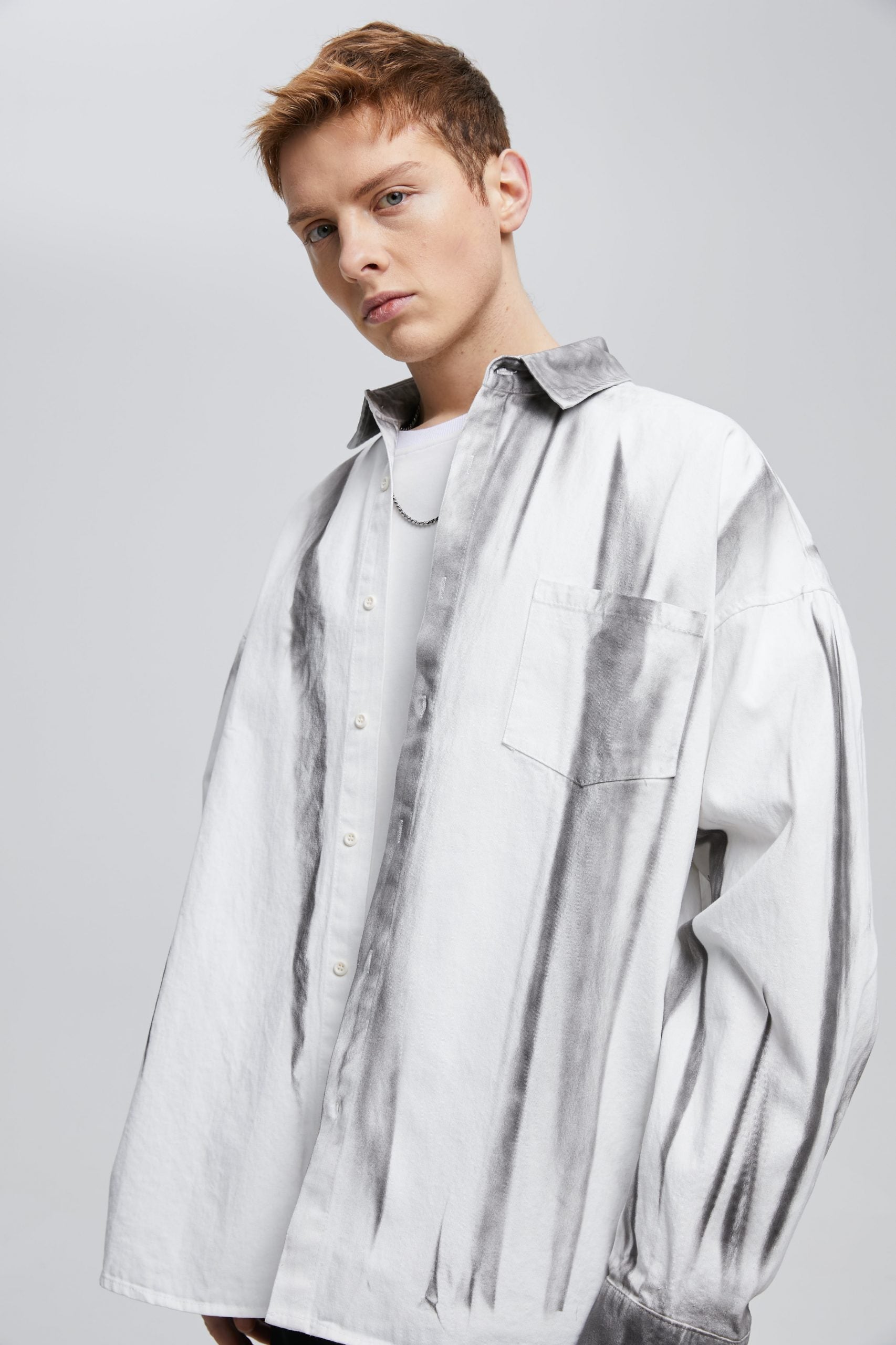 Patch Pocket Marble Shirt image 1