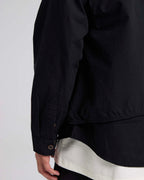 All-Black Cotton Overshirt image 3