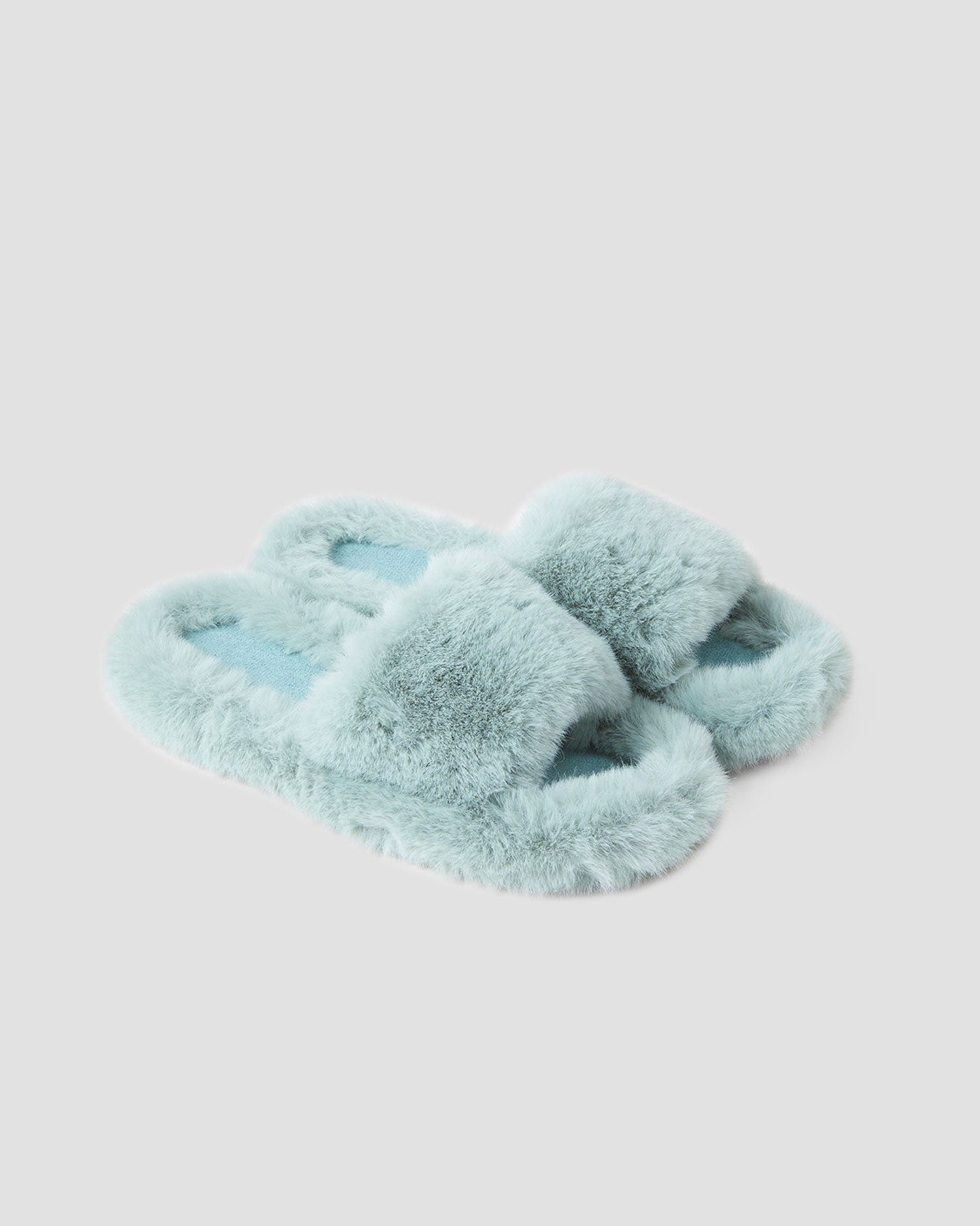 Full Band Slippers - Light Blue, 6 image