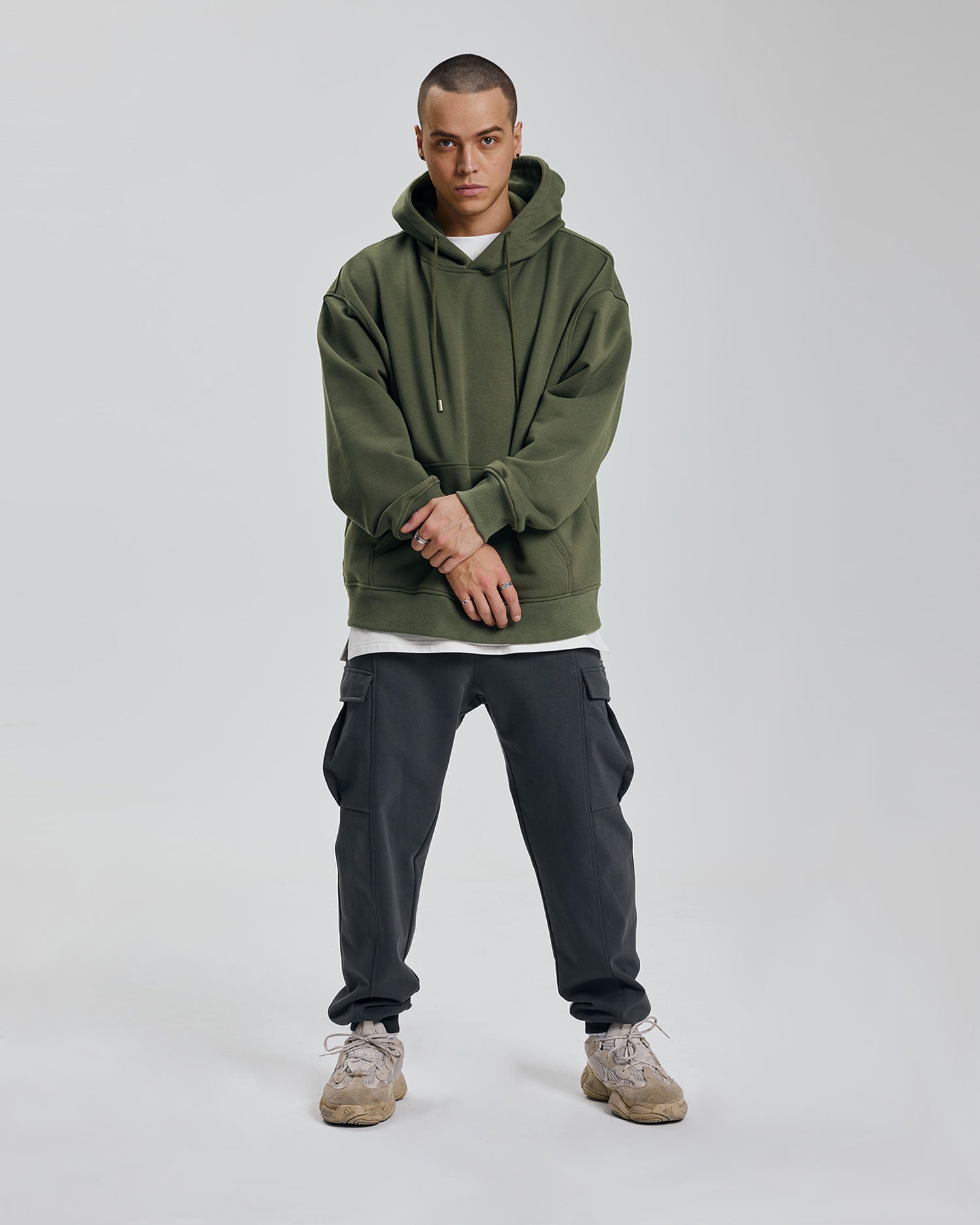 Plain Lounge Hoodie - Juniper, XL image