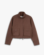 1 × Brown Cropped Blazer image 0