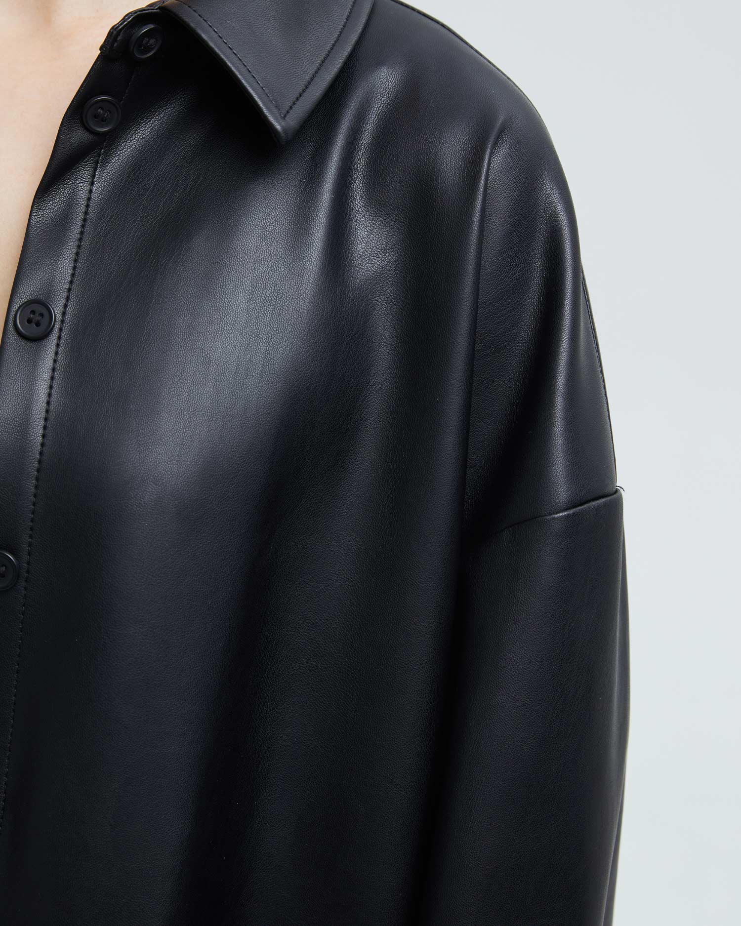 Faux-Leather Shirt image 5