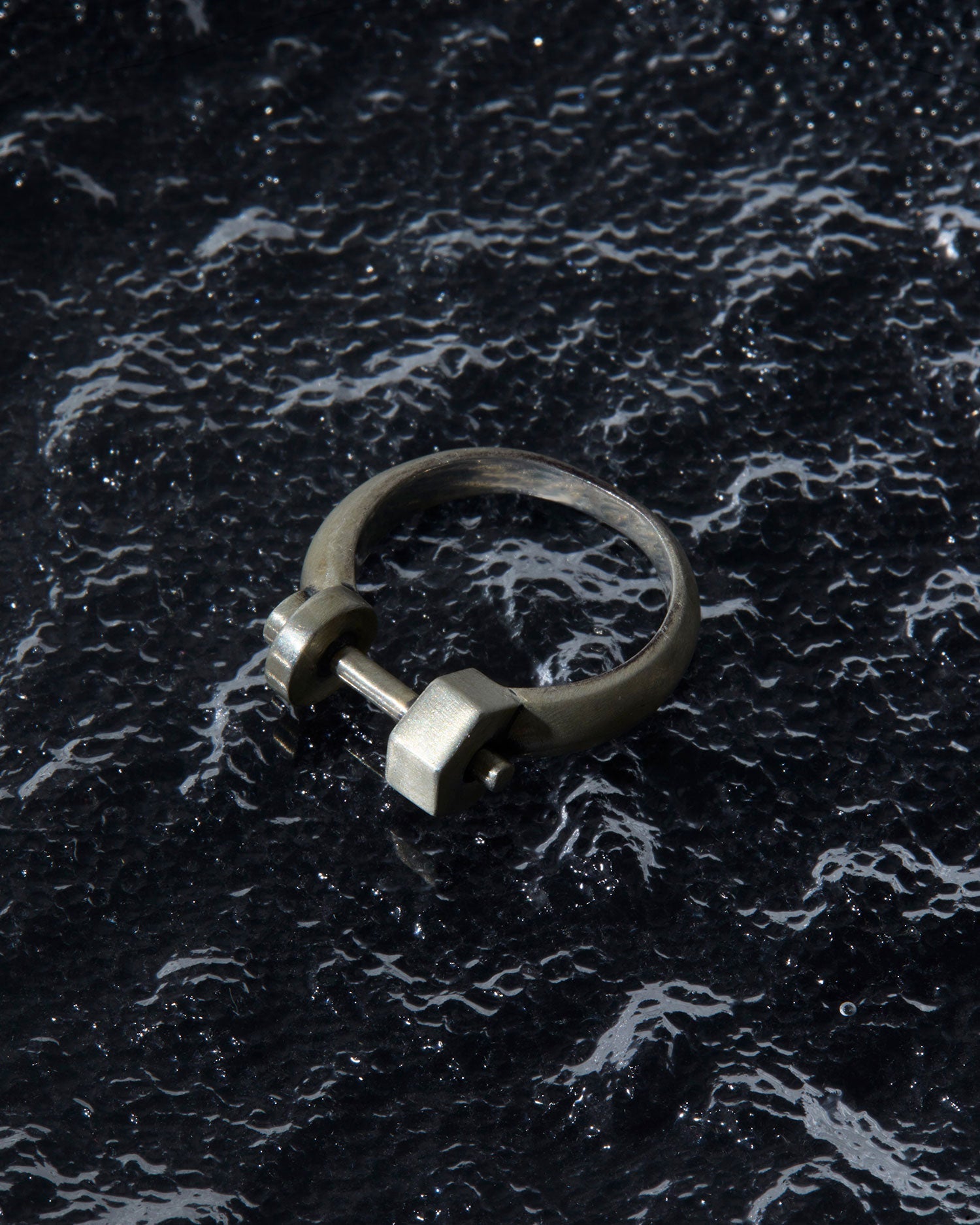 Silver Shackle Ring image 3