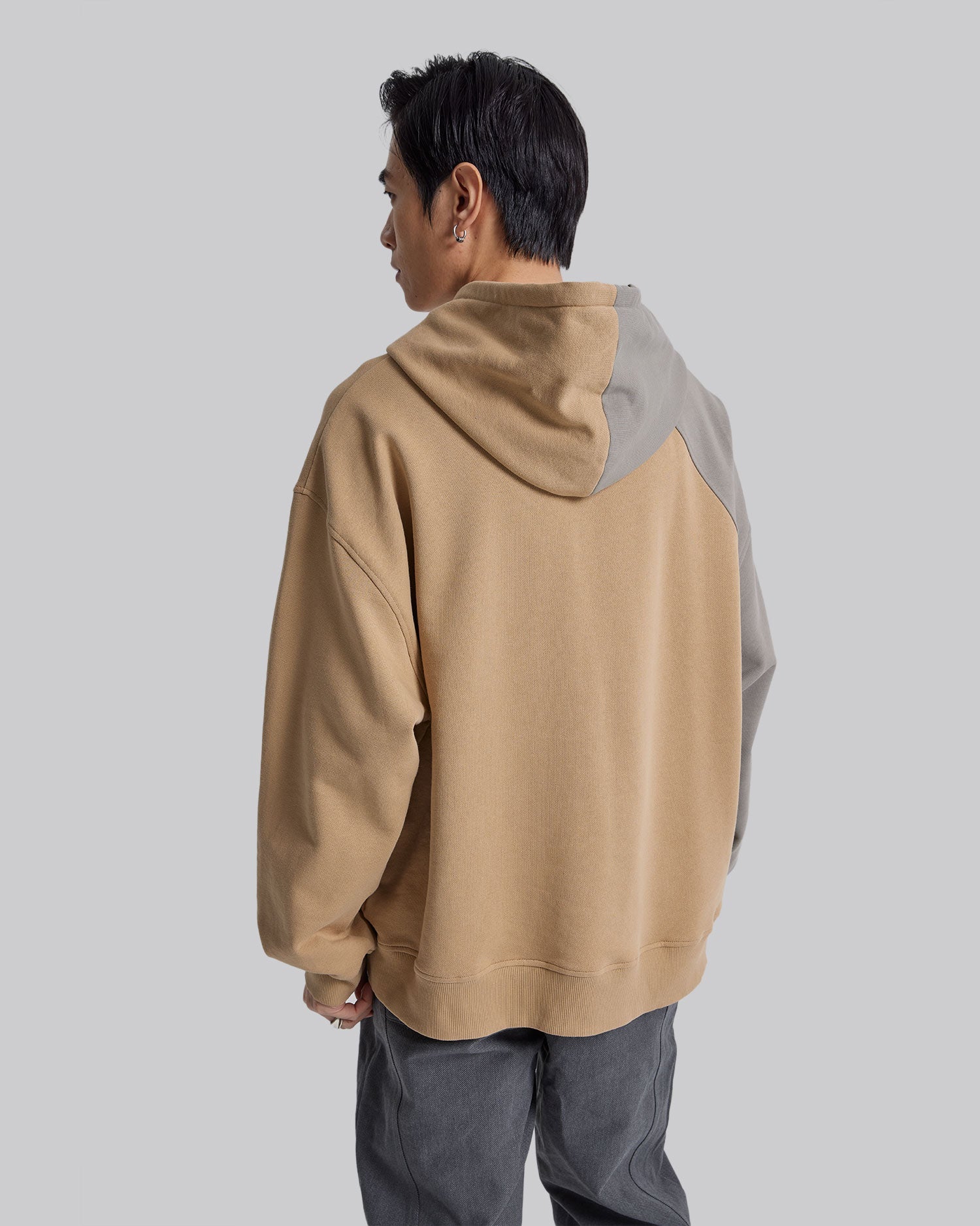Paneled & Patched Hoodie image 4