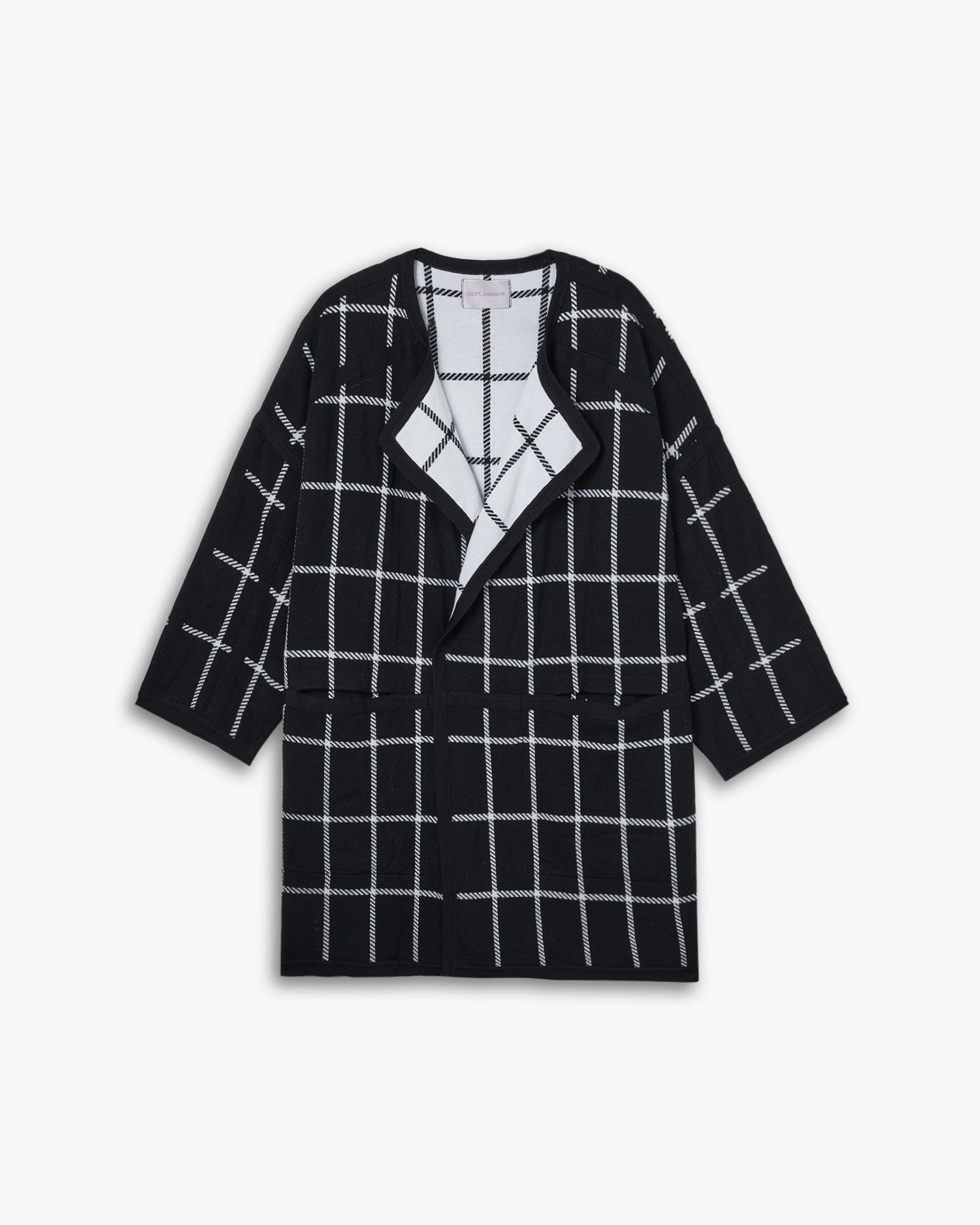 Check Pattern Long Coat image 0