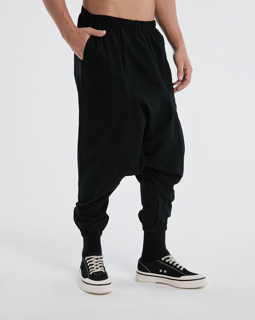 Stylish Cotton-Linen Baggy Pants image 3