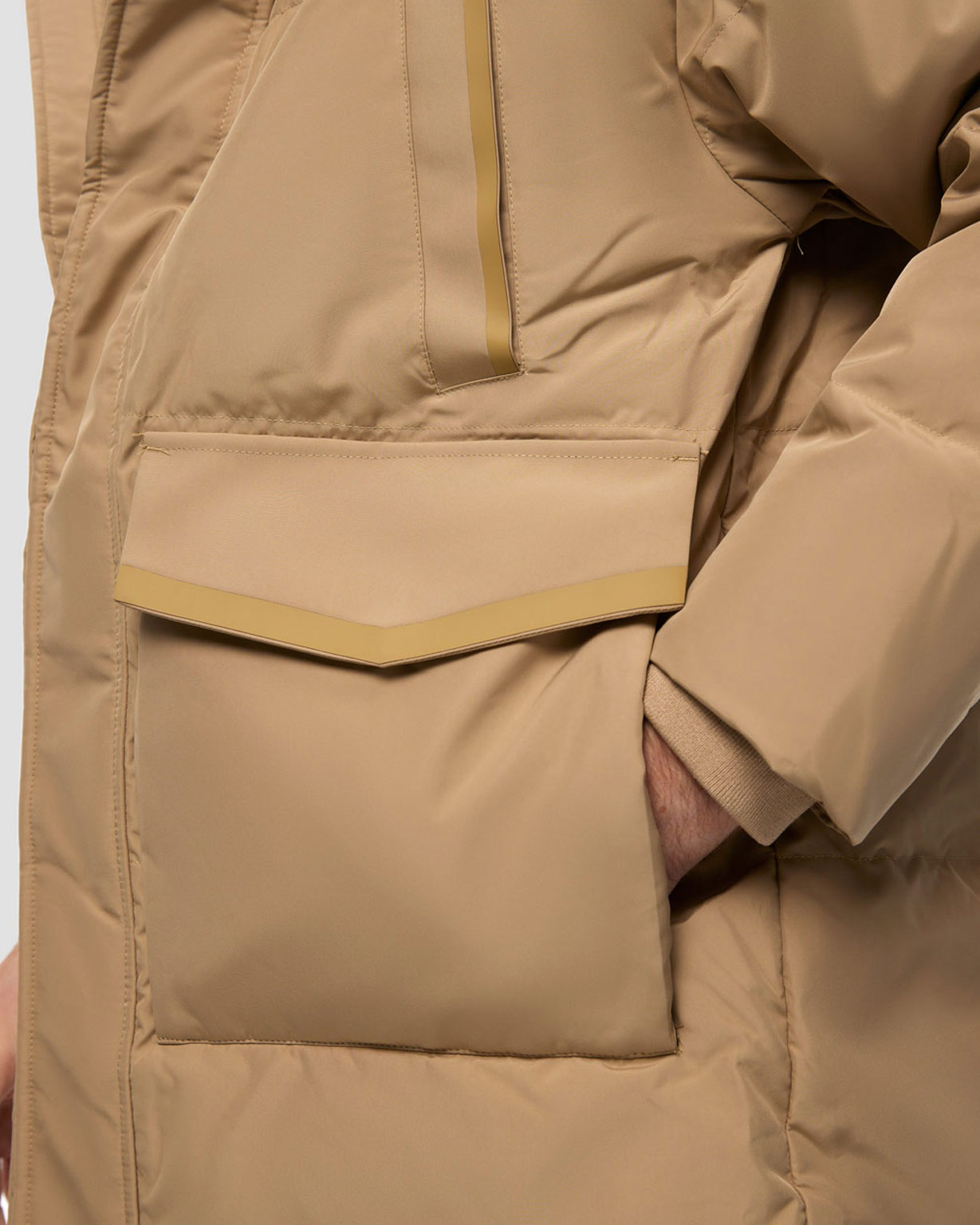 Buckle Hooded Puffer Jacket image 4