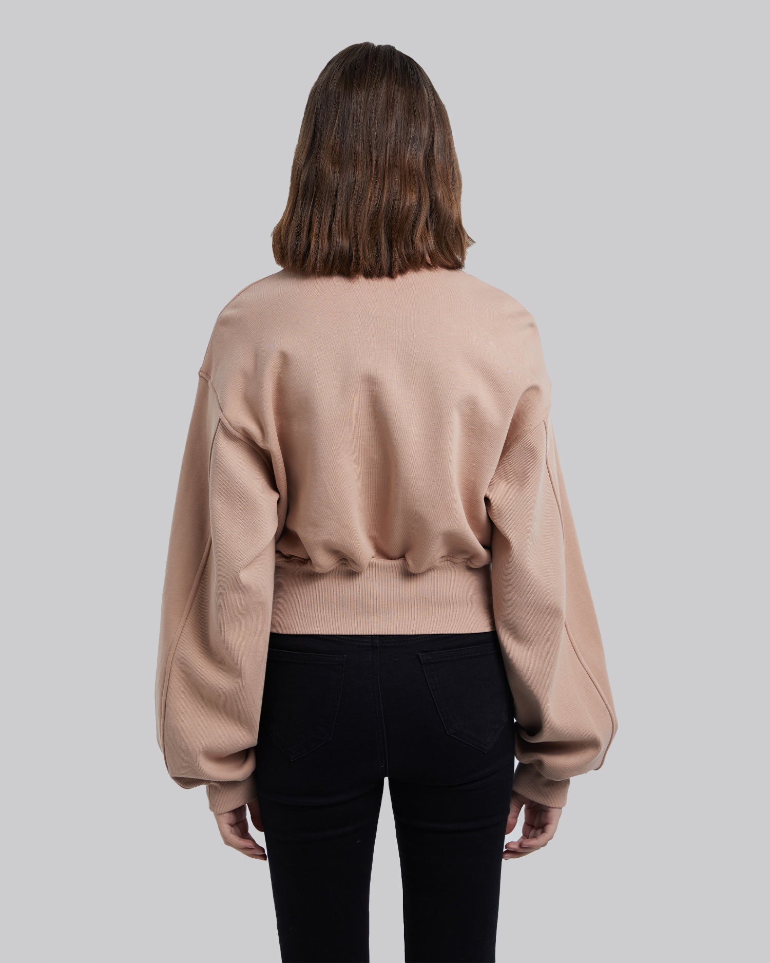 High-Neck Bomber Jacket image 4
