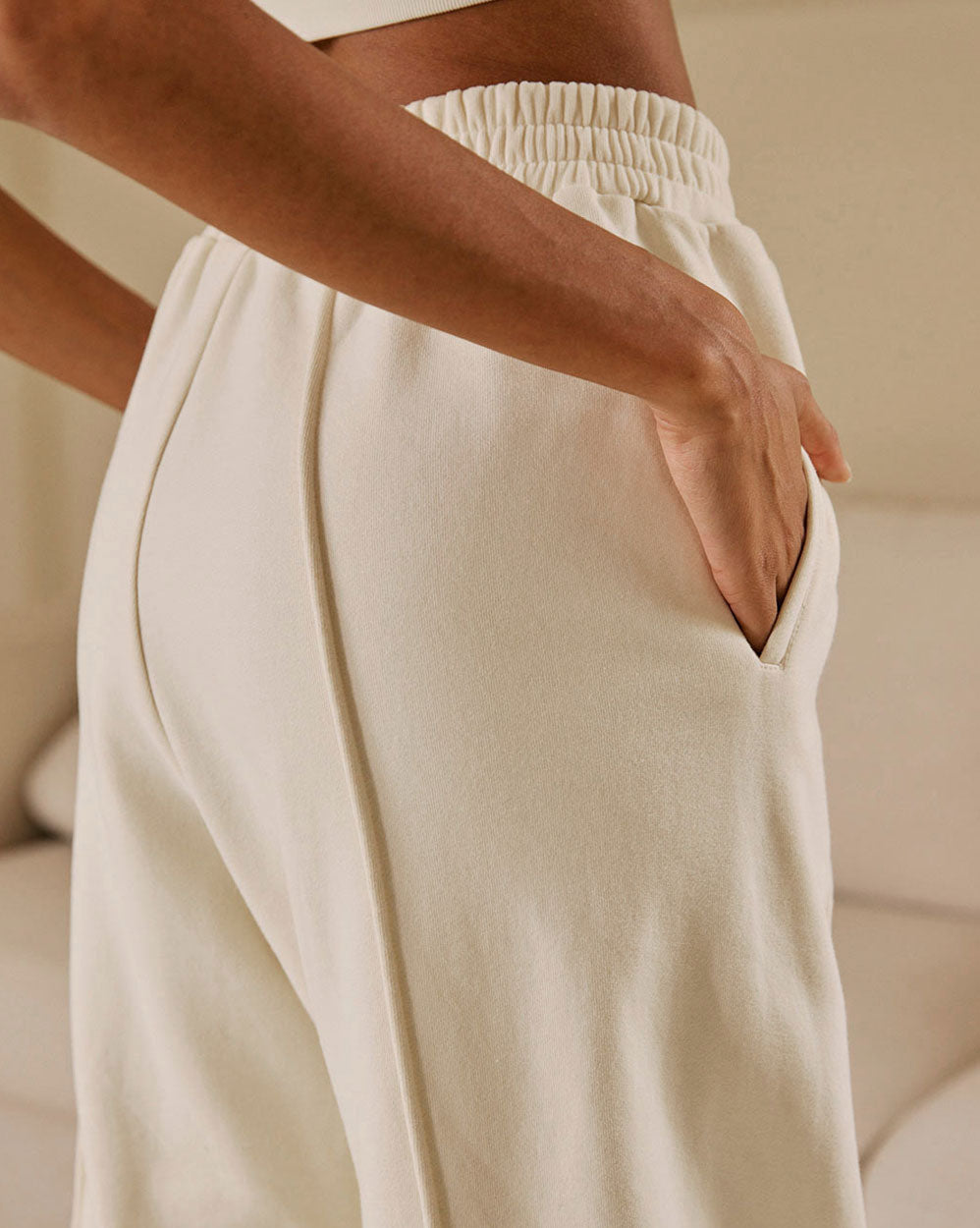 Cotton-Jersey Essential Joggers image 4